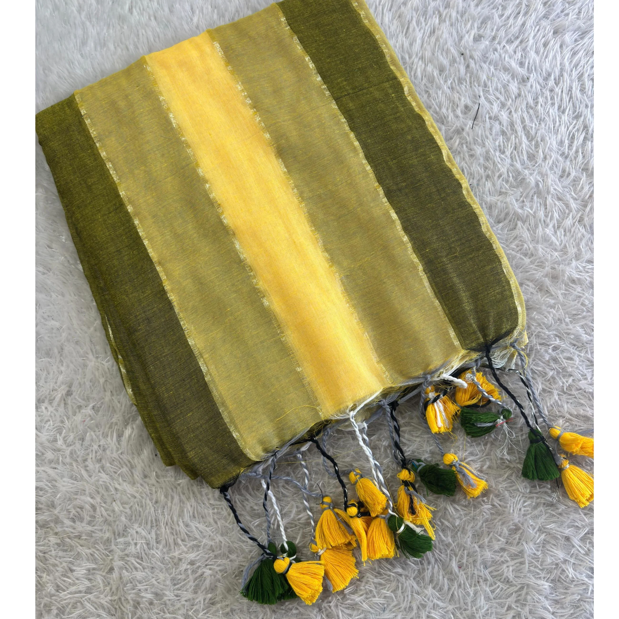 Colour pallette mul cotton saree