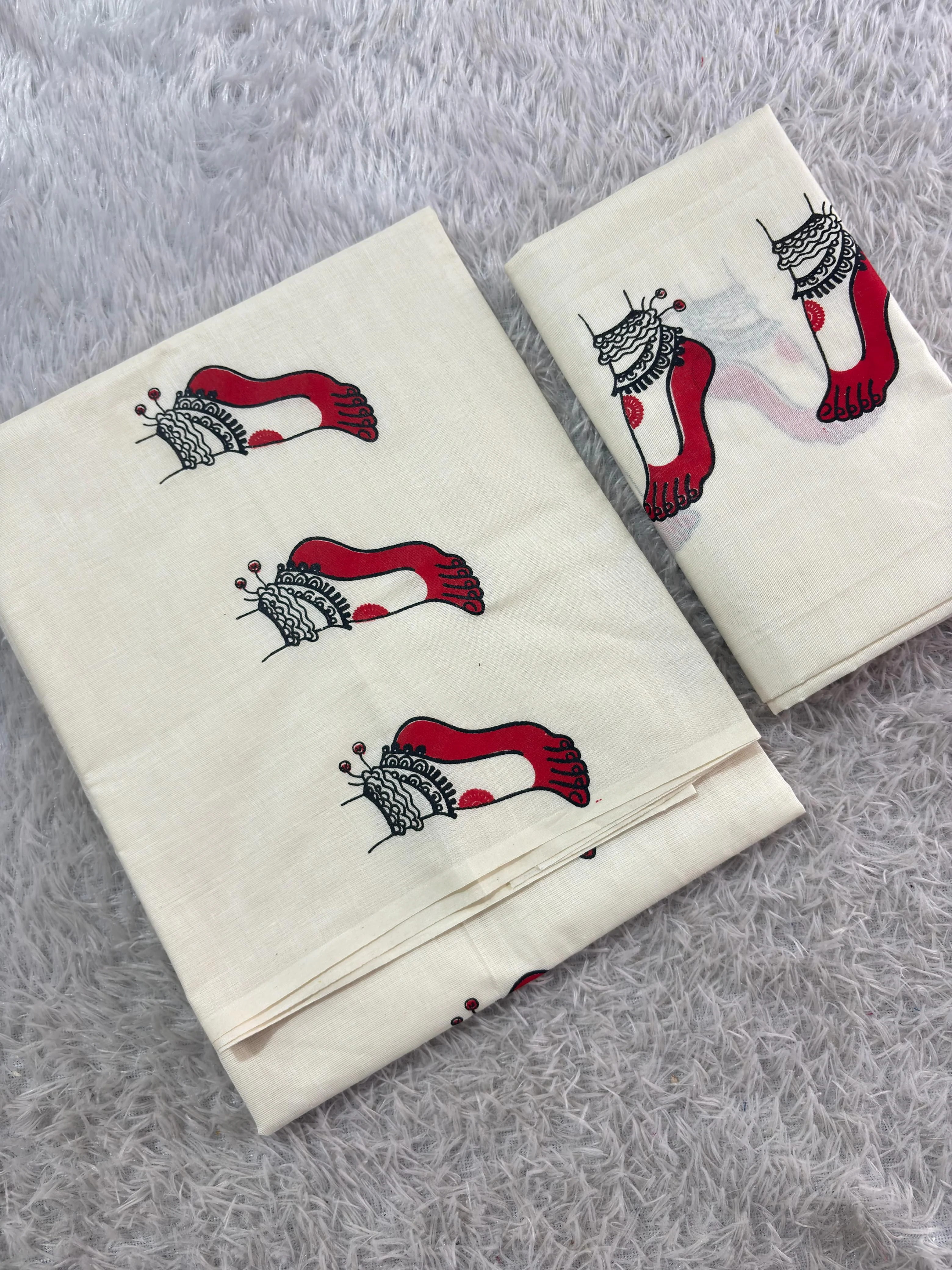 Feet of Dance Cotton Premium Quality Settum Mundum